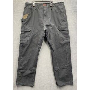 Wrangler RIGGS Workwear Mens Ripstop Ranger Cargo Pants Black Preloved Sz 38X30